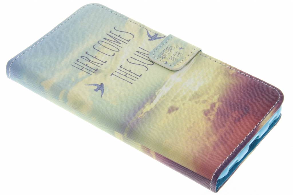 Image of Here comes the sun design TPU booktype hoes Honor 5C / Huawei GT3