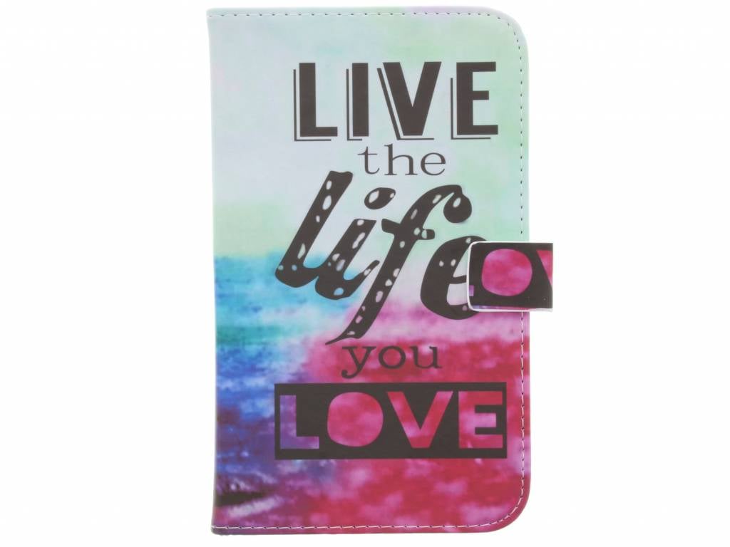 Image of Live the life design TPU tablethoes voor de Samsung Galaxy Tab A 7.0 (2016)