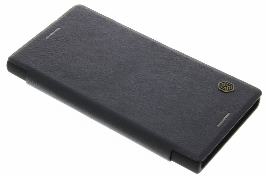 Image of Qin Leather slim booktype voor de Sony Xperia XZ - Zwart