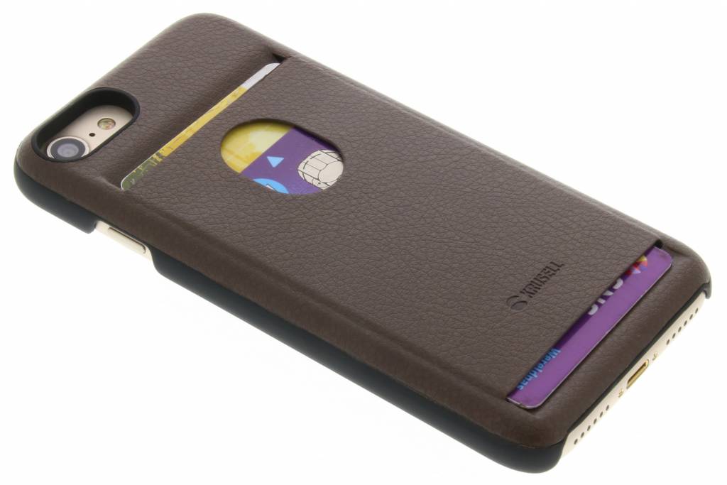 Image of Krusell Flip Cover Timrå Wallet Cover voor iPhone 7 (bruin)