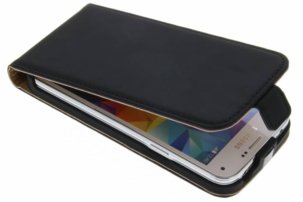 Image of Luxe Flipcase voor de Samsung Galaxy S5 Mini - Zwart