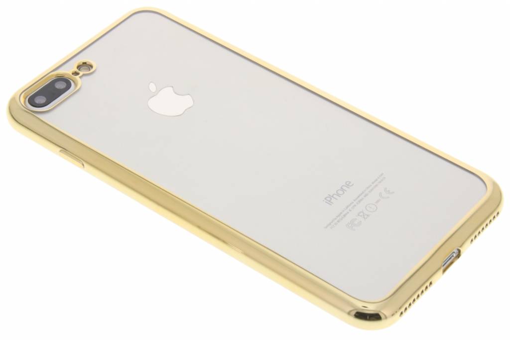 Image of Goud TPU hoesje met metallic rand voor de iPhone 7 Plus