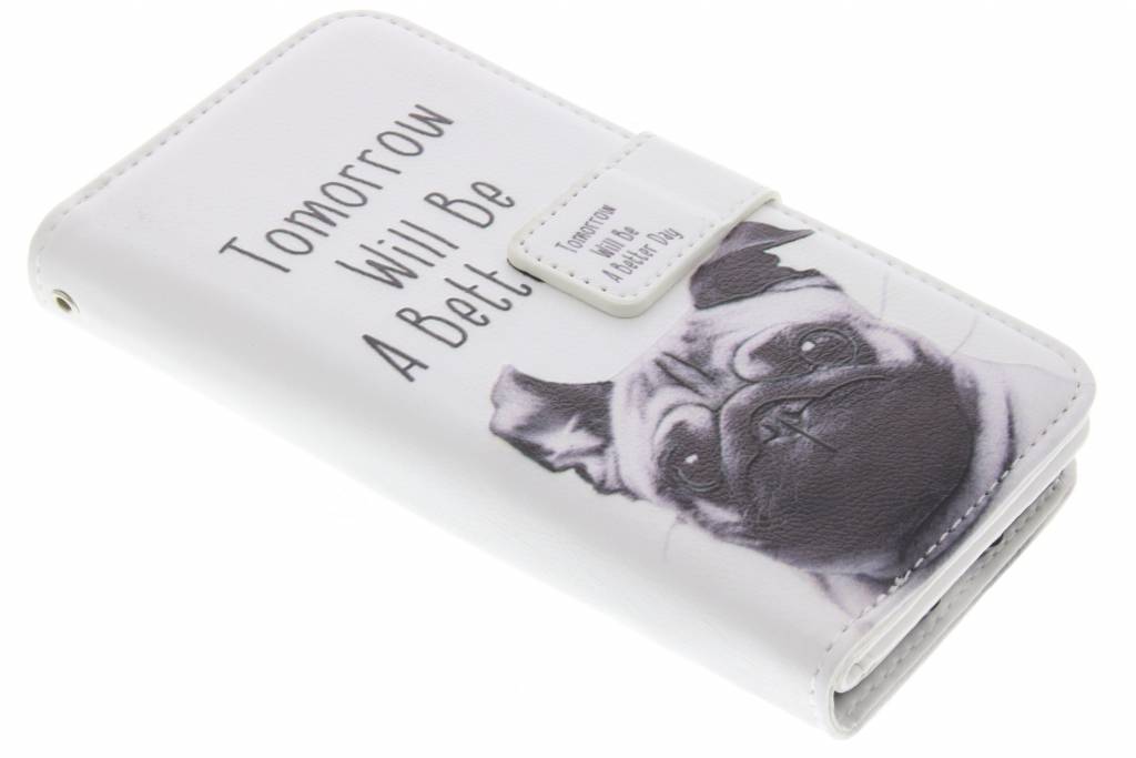 Image of Pug design TPU portemonnee voor de iPhone 7