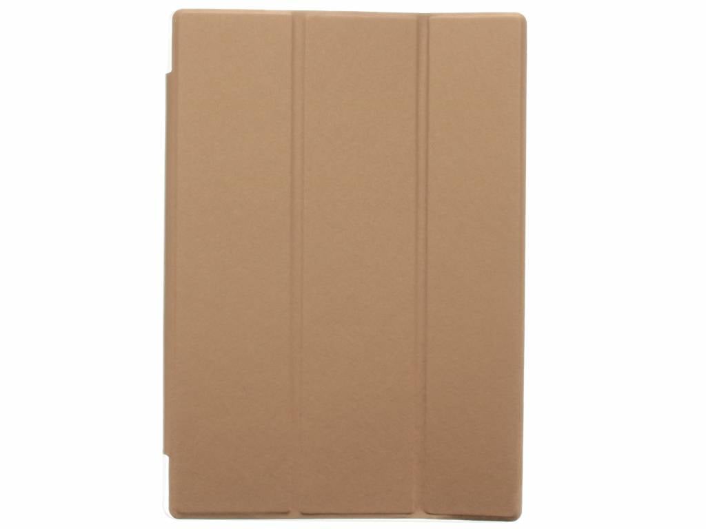 Image of Bruine brushed tablethoes voor de Asus MeMo Pad 10