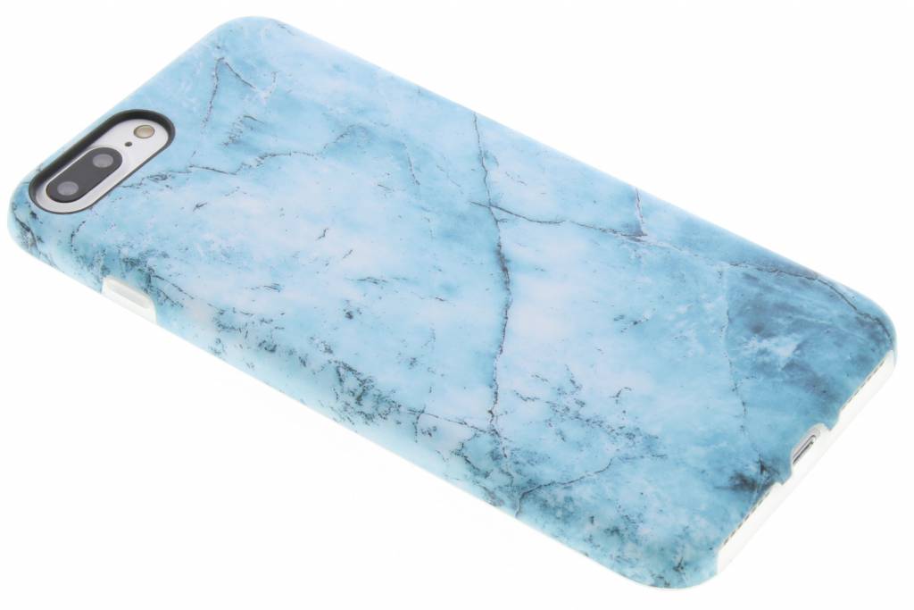 Image of Turquoise marmer TPU hoesje voor de iPhone 7 Plus