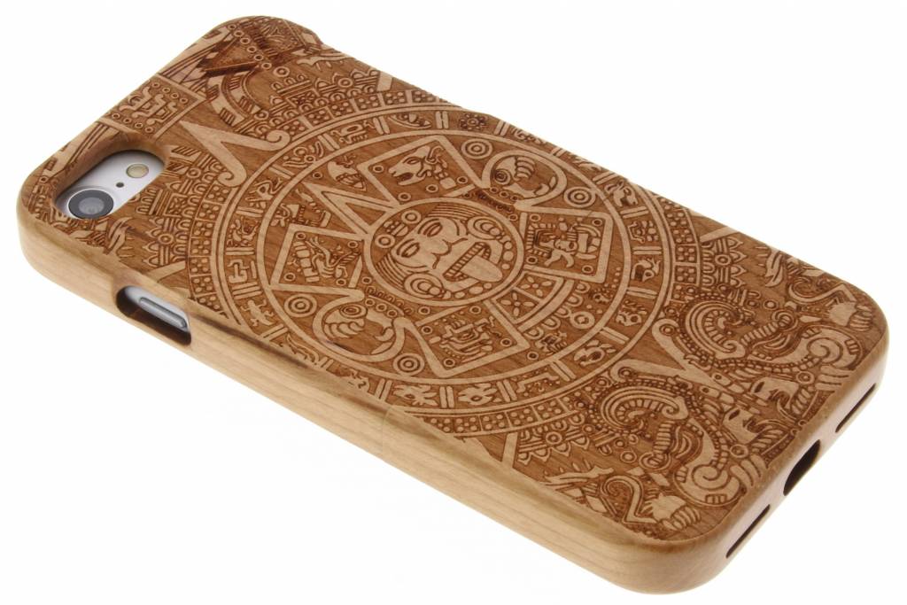 Image of Aztec houten hardcase hoesje met print voor de iPhone 7