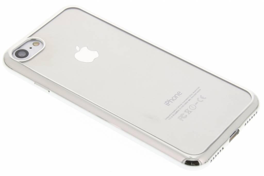 Image of Zilveren TPU hoesje met metallic rand voor de iPhone 7