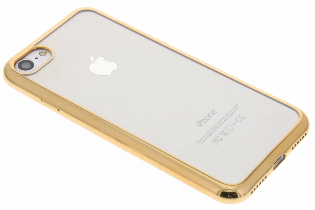 Image of Gouden TPU hoesje met metallic rand voor de iPhone 7