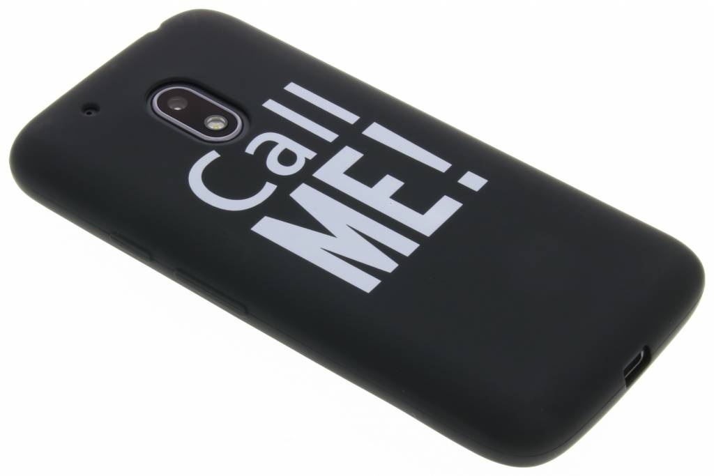 Image of Call me! glow in the dark TPU case voor de Motorola Moto G4 Play