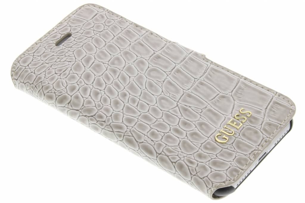 Image of Croco Book Case voor de iPhone 7 - Beige