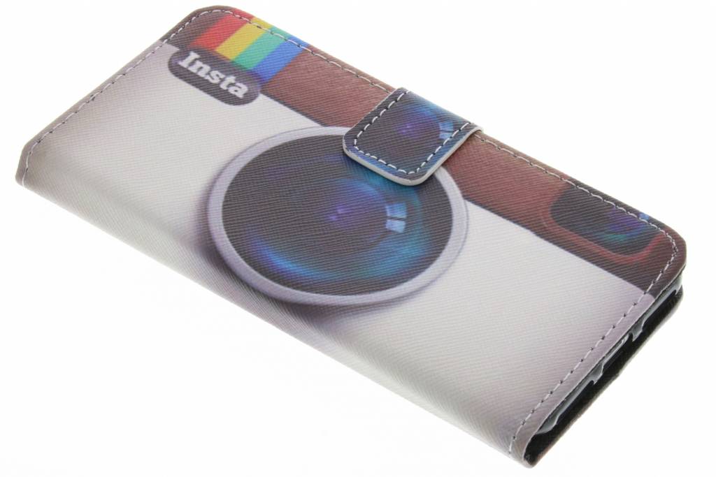 Image of Insta camera design TPU booktype hoes voor de iPhone 7