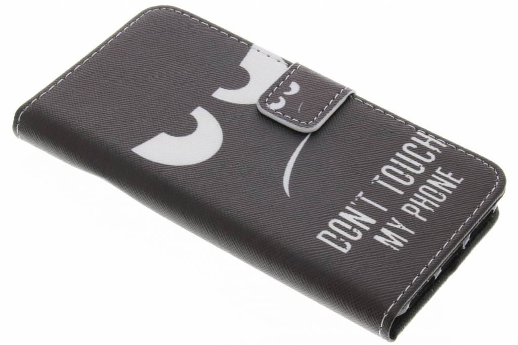 Image of Don't touch design TPU booktype hoes voor de iPhone 7