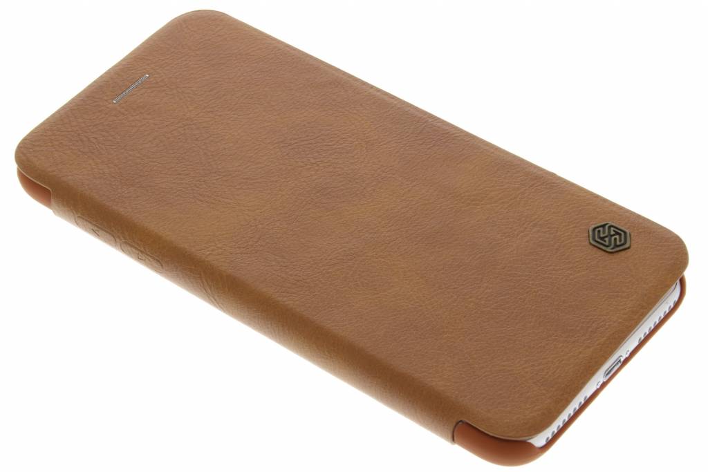 Image of Qin Leather slim booktype hoes voor de iPhone 7 Plus - Bruin