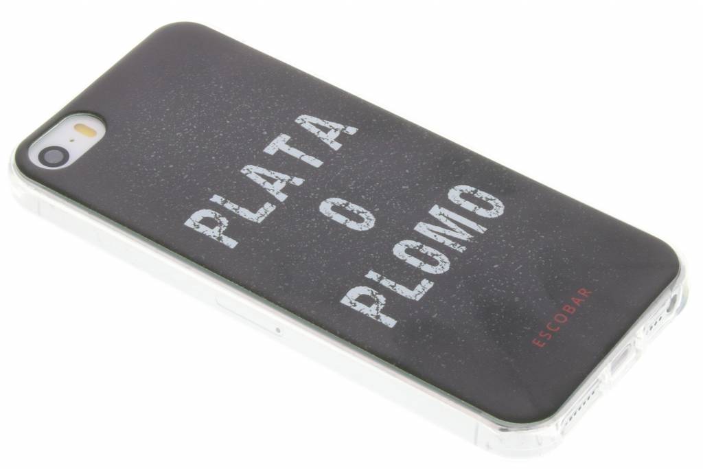 Image of Escobar 'Plata O Plomo' TV Quotes TPU hoesje voor de iPhone 5 / 5s / SE