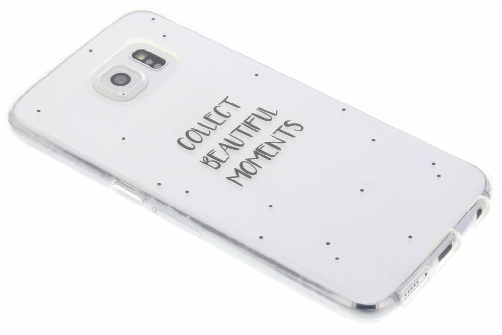 Image of Quote design Collect Beautiful Moments TPU hoesje voor de Samsung Galaxy S6