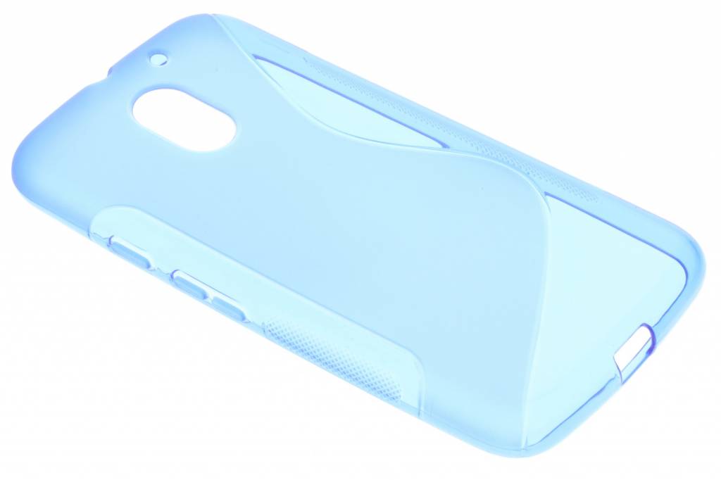 Image of Blauw S-line TPU hoesje voor de Motorola Moto E3
