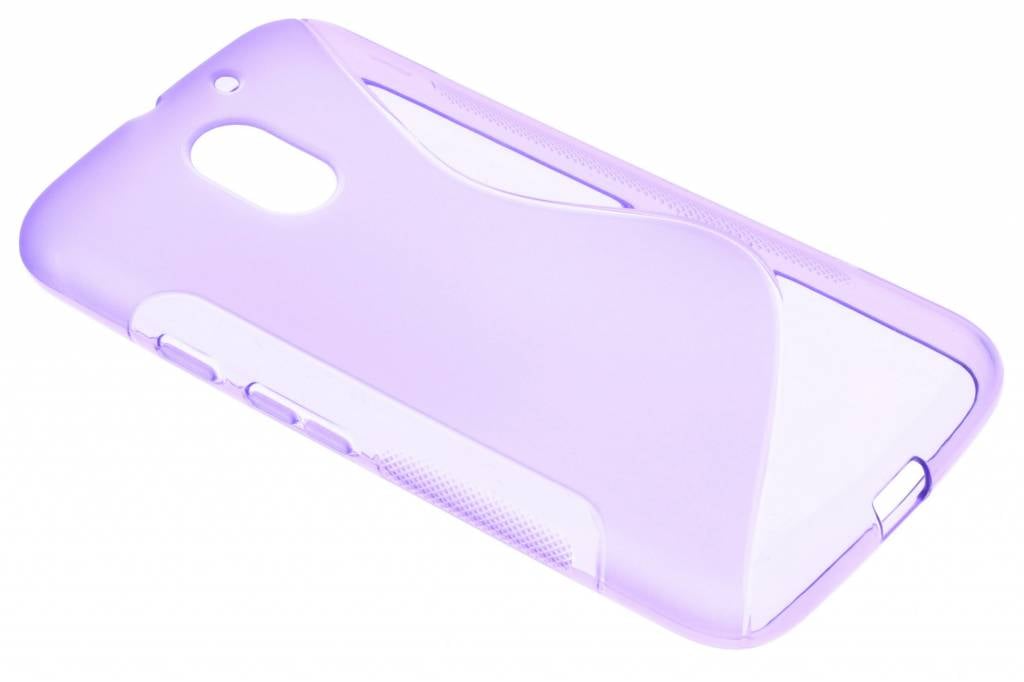 Image of Paars S-line TPU hoesje voor de Motorola Moto E3