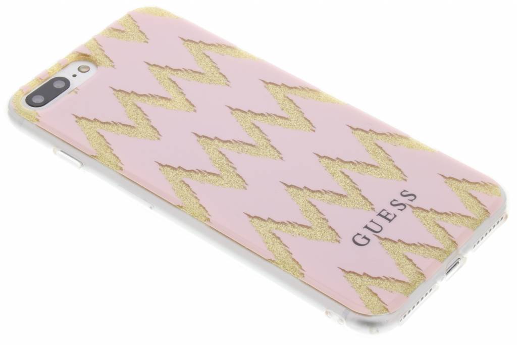 Image of Chevron Gel Case voor de iPhone 7 Plus - Roze