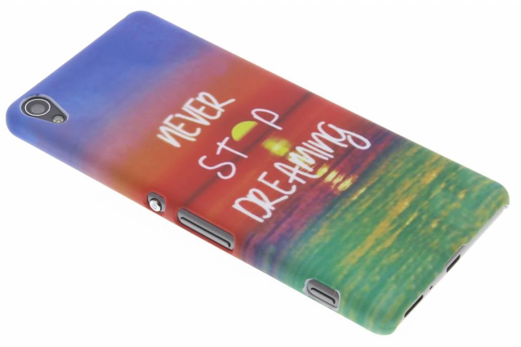 Image of Never stop dreaming design hardcase hoesje voor de Sony Xperia XA