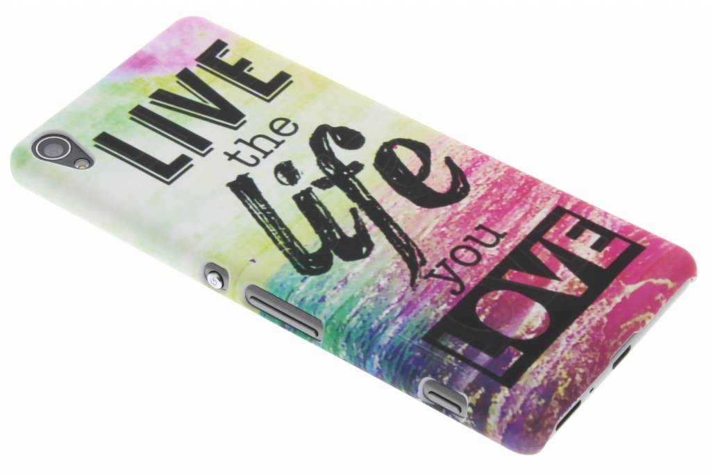 Image of Live the life design hardcase hoesje voor de Sony Xperia XA