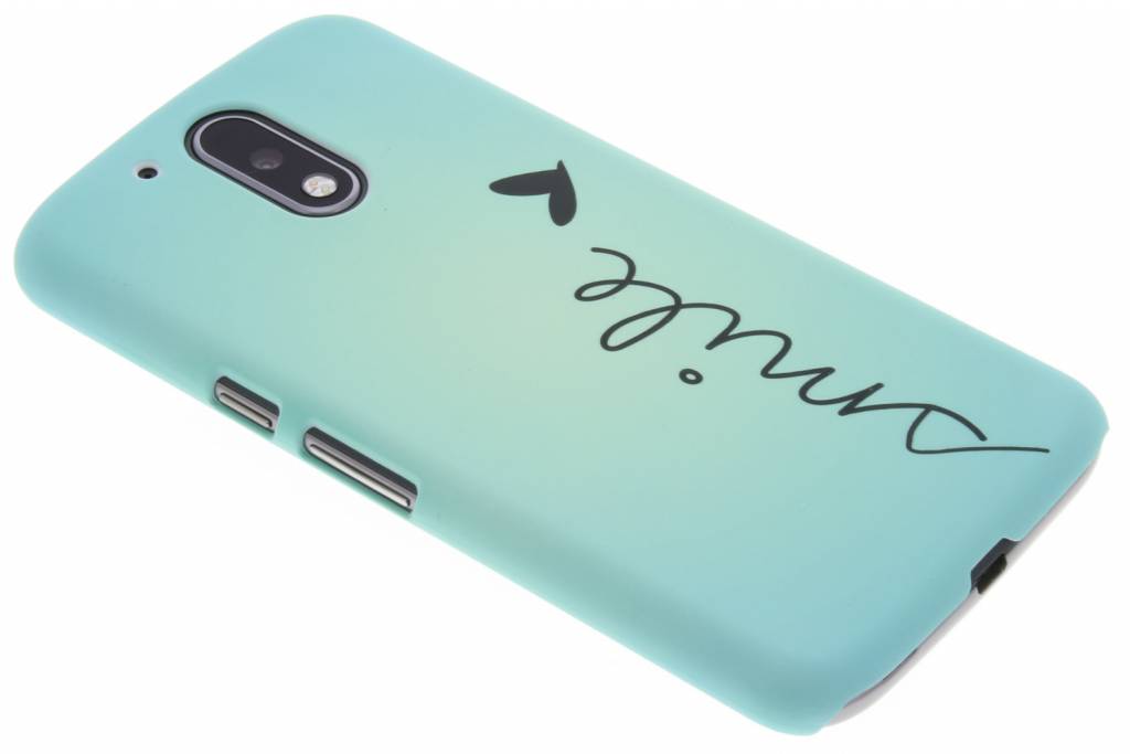 Image of Smile design hardcase hoesje voor de Motorola Moto G4 (Plus)