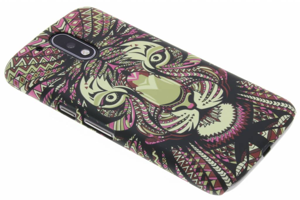 Image of Tijger aztec animal design voor de Motorola Moto G4 (Plus)