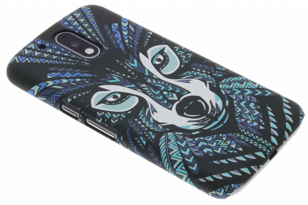 Image of Wolf aztec animal design voor de Motorola Moto G4 (Plus)