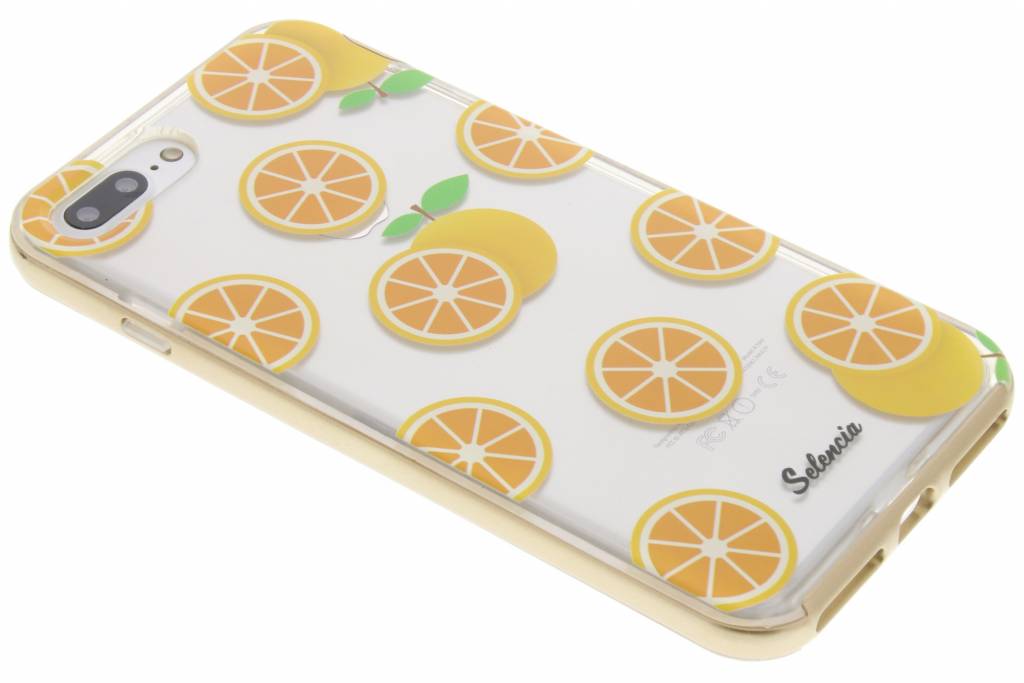 Image of Foodies Orange TPU hoesje voor de iPhone 7 Plus