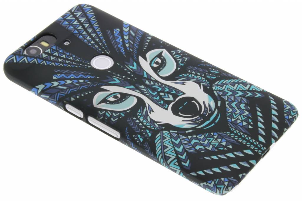 Image of Wolf aztec animal design design voor de Huawei Nexus 6P