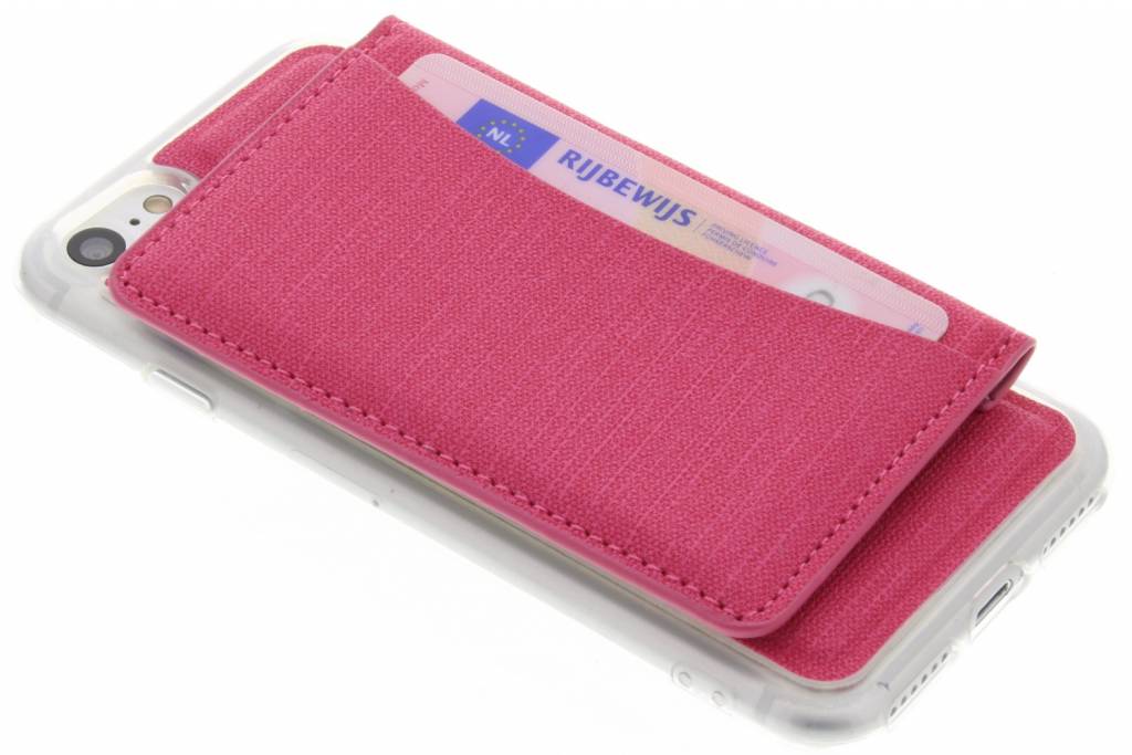 Image of Roze TPU hoesje met pasjeshouder voor de iPhone 7