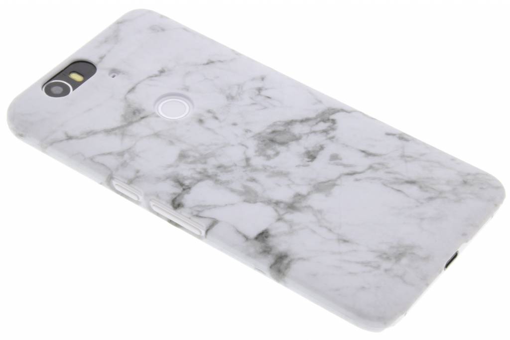 Image of Witte marmer look hardcase hoesje voor de Huawei Nexus 6P