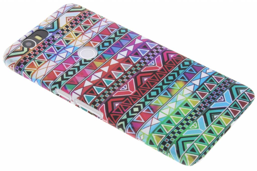 Image of Aztec design hardcase hoesje voor de Huawei Nexus 6P