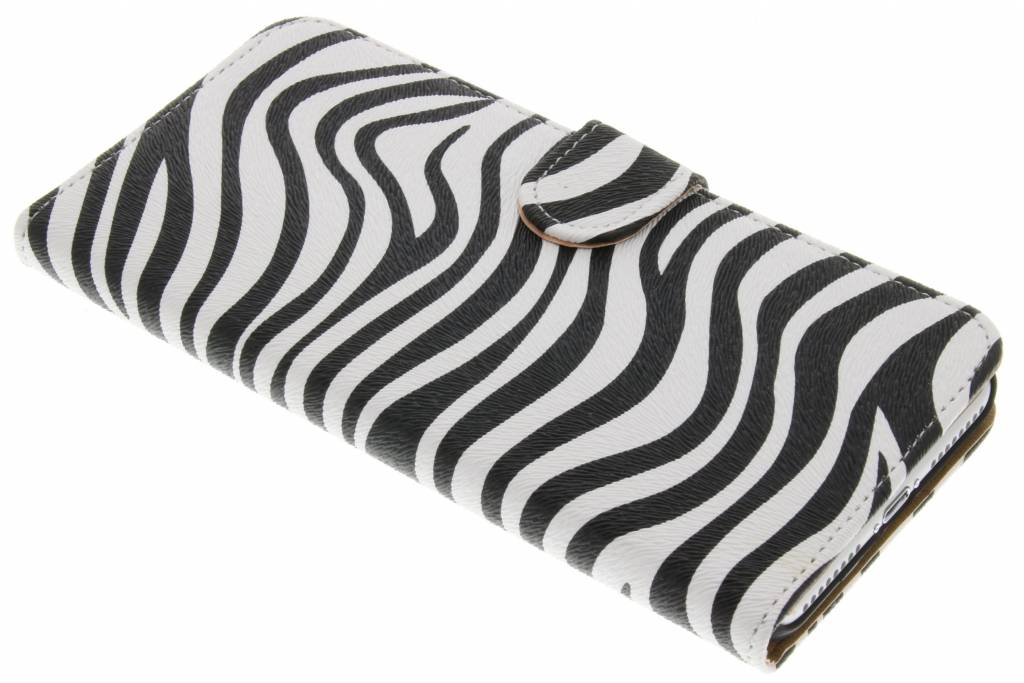 Image of Zebra booktype hoes voor de iPhone 7 Plus