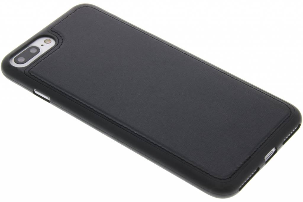 Image of Zwarte lederen TPU case voor de iPhone 7 Plus