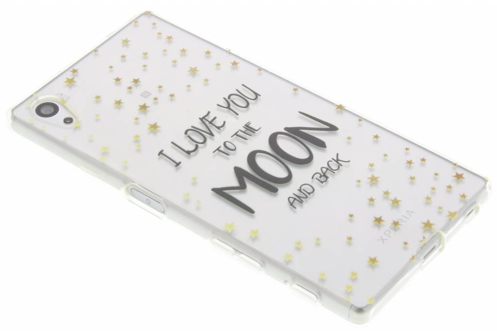 Image of Quote design Love You To The Moon TPU hoesje Sony Xperia Z5