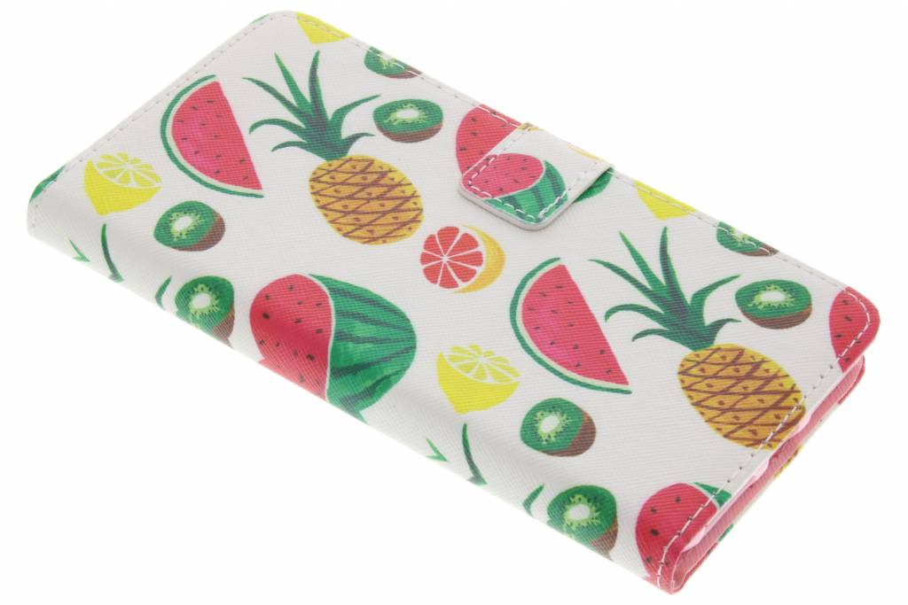 Image of Fruit design TPU booktype hoes voor de iPhone 7 Plus