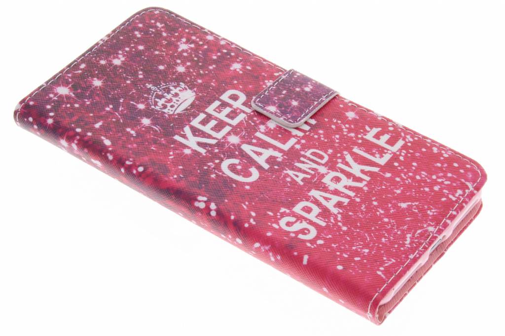 Image of Keep calm design TPU booktype hoes voor de iPhone 7 Plus