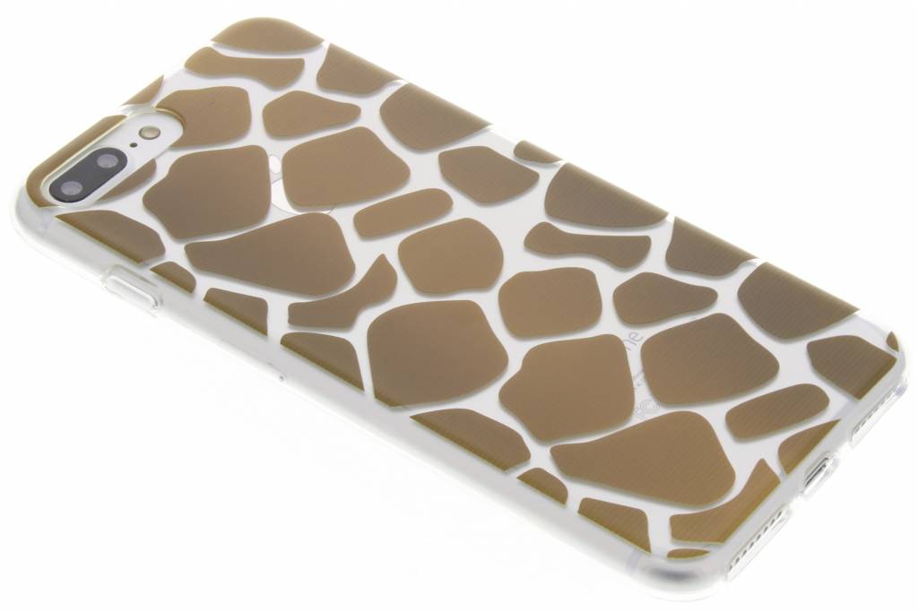 Image of Bruin dierenprint design Giraffe TPU hoesje voor de iPhone 7 Plus