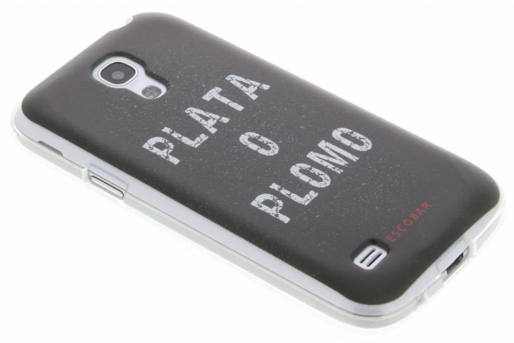 Image of Escobar 'Plata O Plomo' TV Quotes TPU hoesje voor de Samsung Galaxy S4 Mini