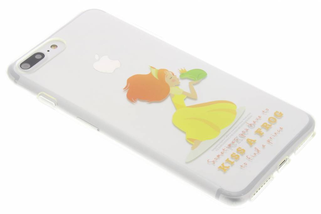 Image of Kiss a frog Sprookjes TPU siliconen hoesje voor de iPhone 7 Plus