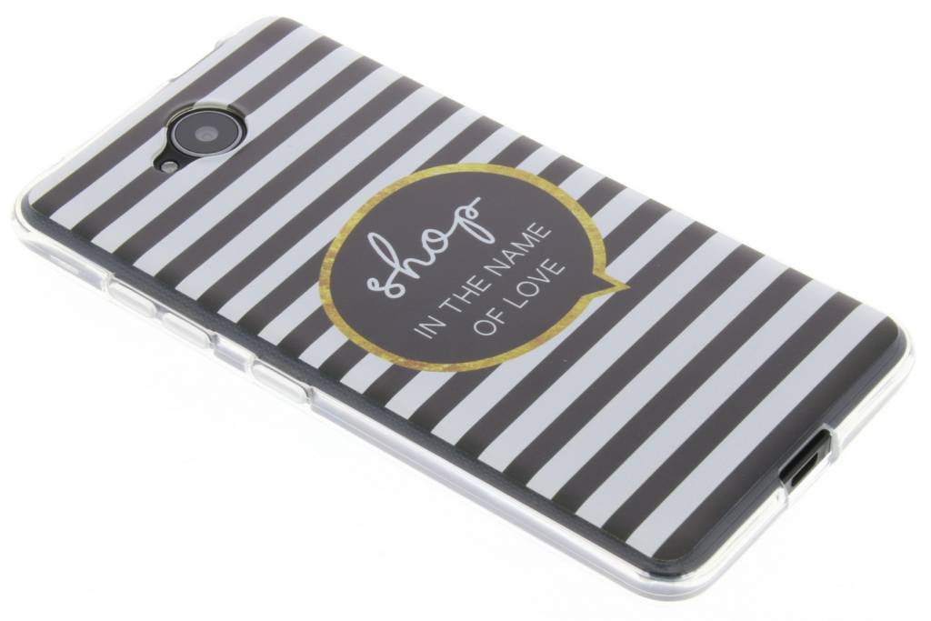 Image of Quote design Shop Love Strepen TPU hoesje voor de Microsoft Lumia 650