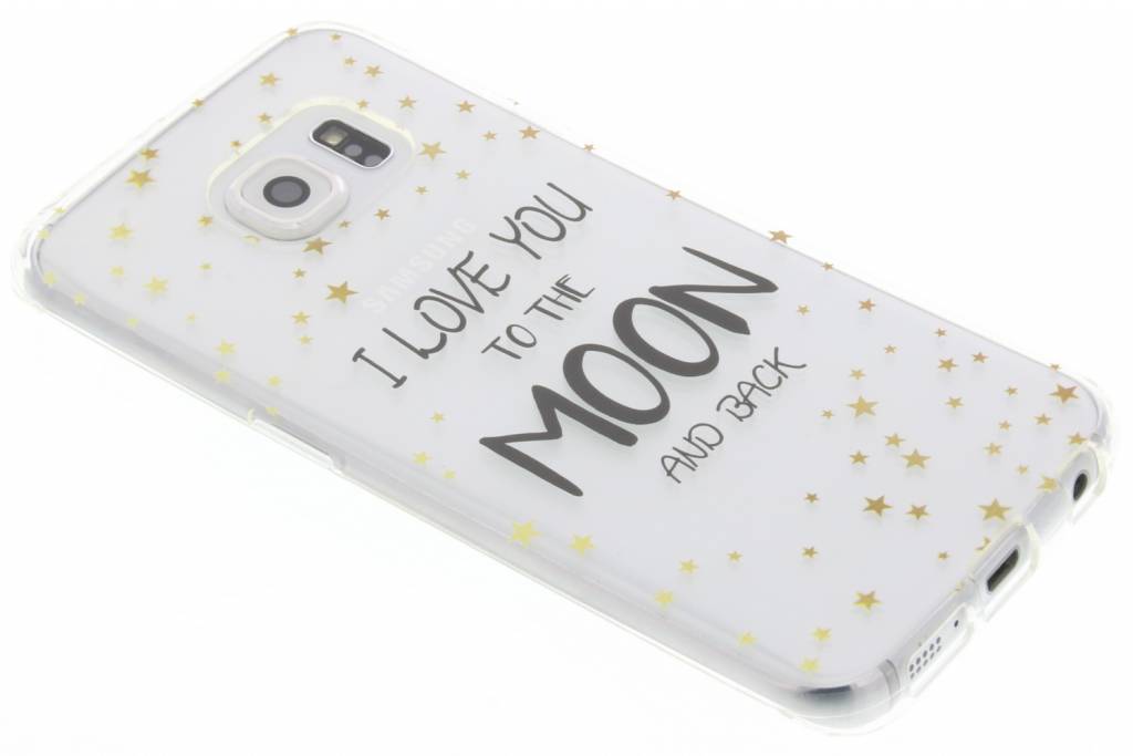 Image of Quote design Love You To The Moon TPU hoesje voor de Samsung Galaxy S6 Edge