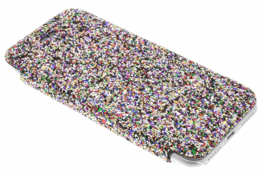 Image of Glitter glam booktype hoes voor de iPhone 7 - Multicolor