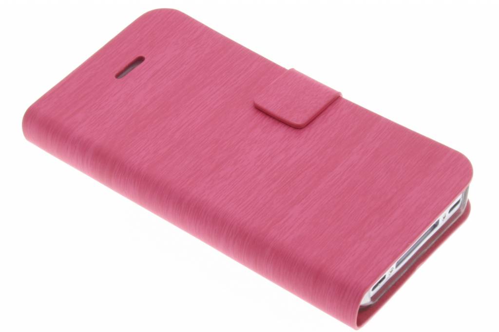 Image of Fuchsia hout design booktype voor iPhone 4 / 4S