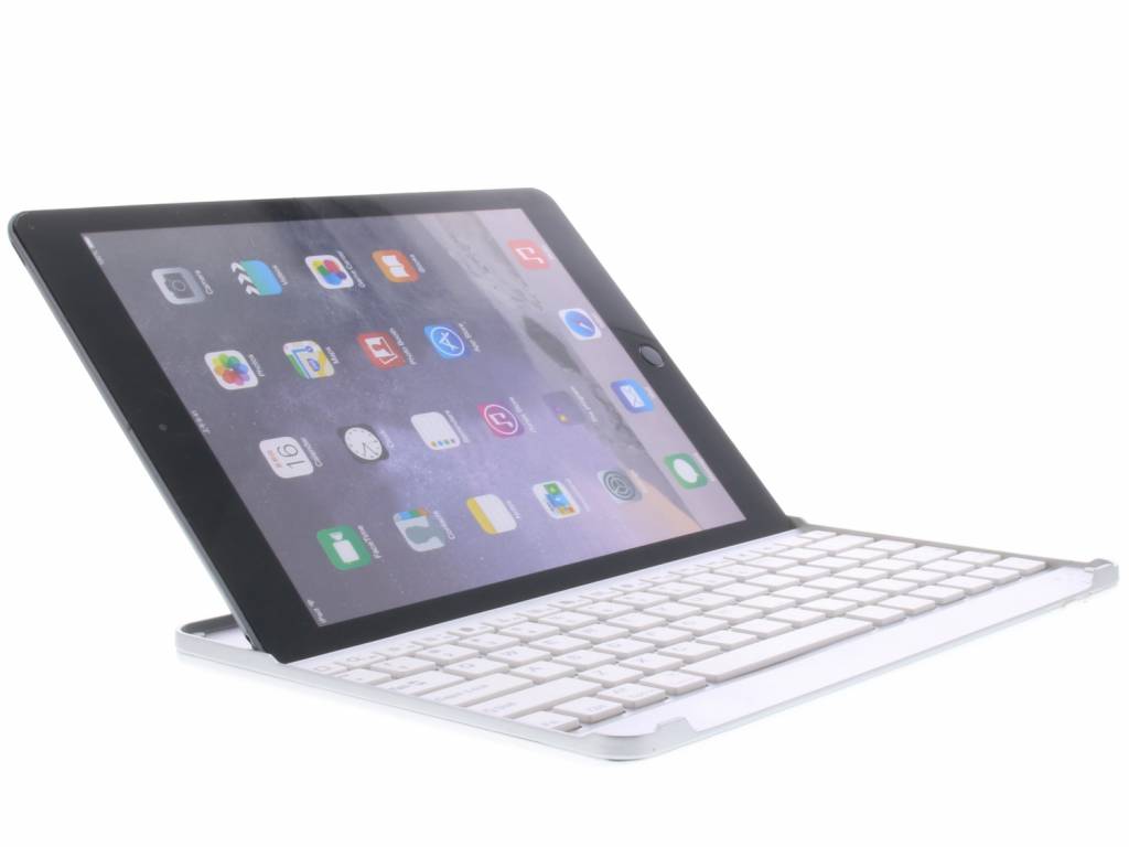 Image of Bluetooth toetsenbord met houder voor de iPad Air en iPad Air 2 - Wit