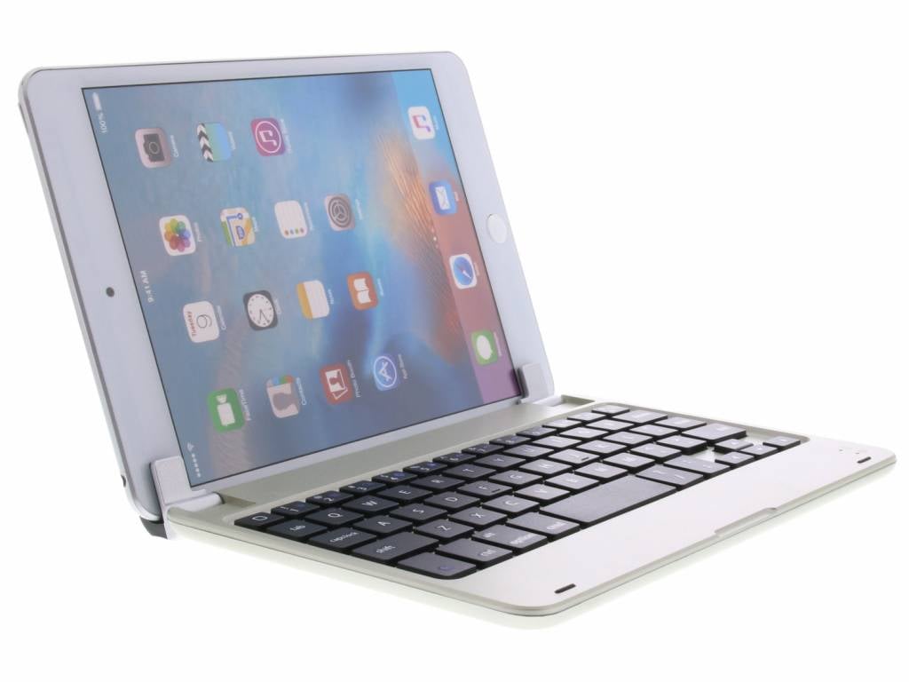 Image of Grijs Bluetooth Keyboard met houder voor de iPad Mini / 2 / 3