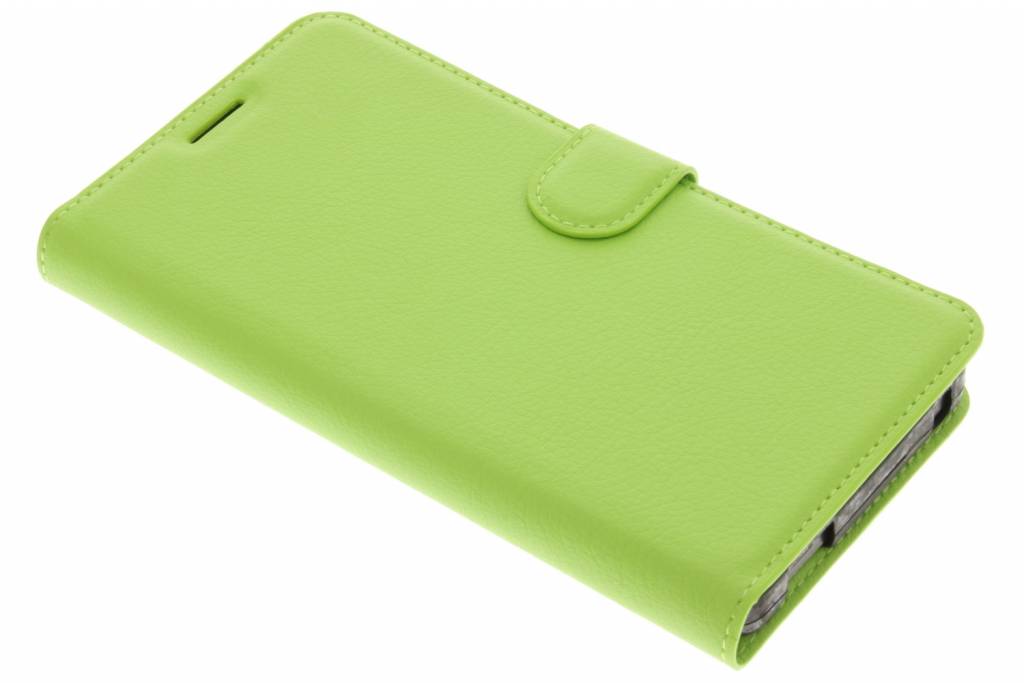 Image of Groene zakelijke TPU booktype hoes voor de Alcatel Pop 4s