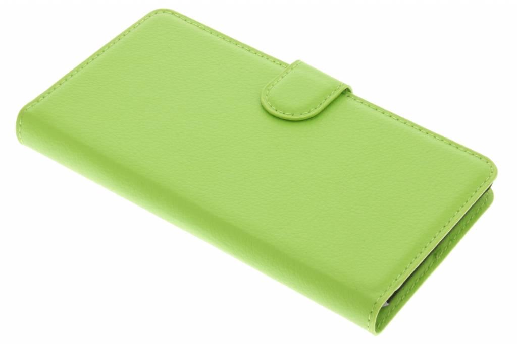 Image of Groene zakelijke booktype hoes voor de Xiaomi Redmi Note 3