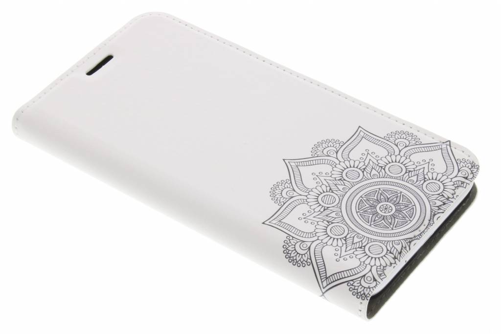 Image of Zwart Mandala Design Booklet voor de Samsung Galaxy J3 / J3 (2016)