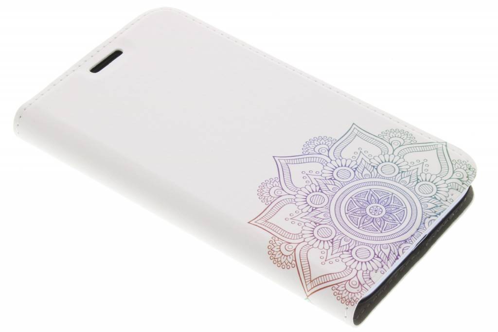 Image of Multicolor Mandala Design Booklet voor de Samsung Galaxy J1 (2016)